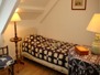 Attic bedroom with twin size bed